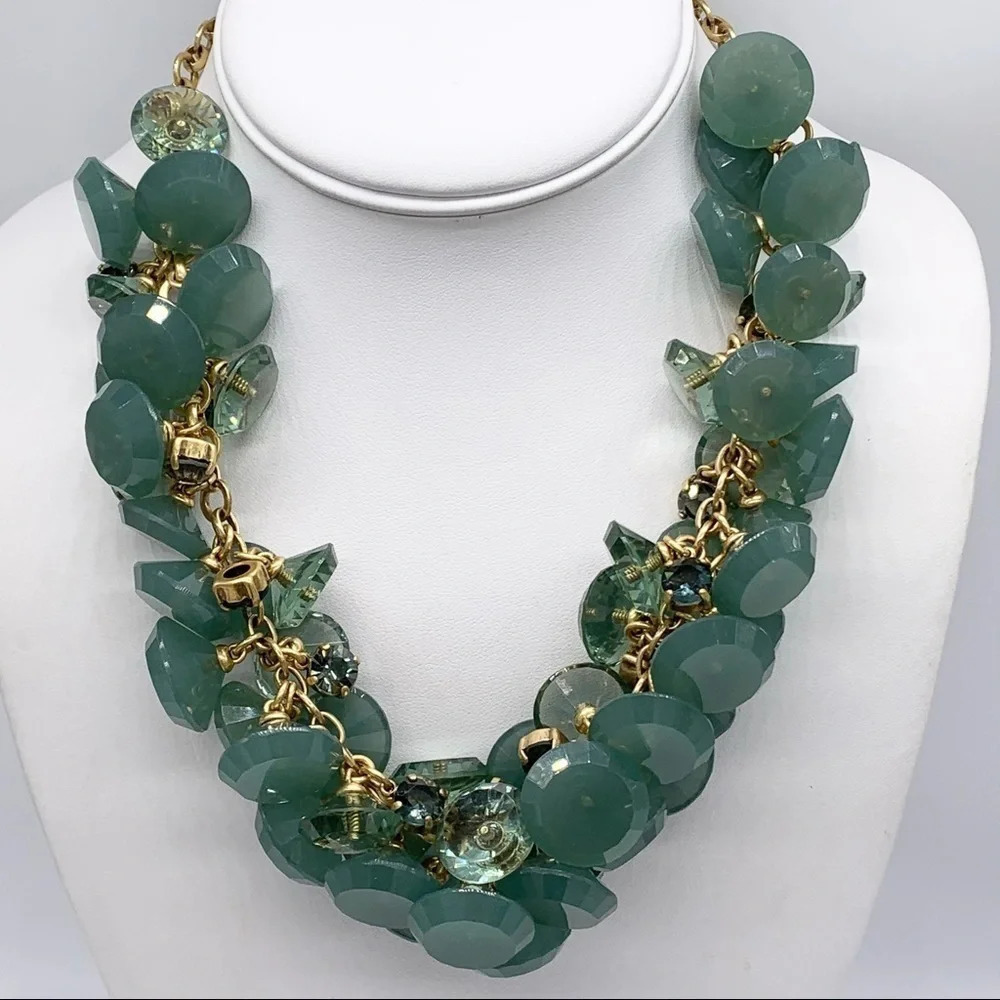 J. Crew Lucite Gemstone Necklace